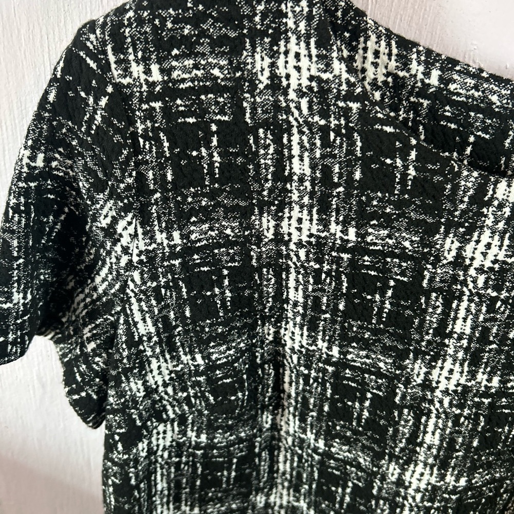 Calvin Klein Black and White Sheath Dress for Work - Picture 2 of 4